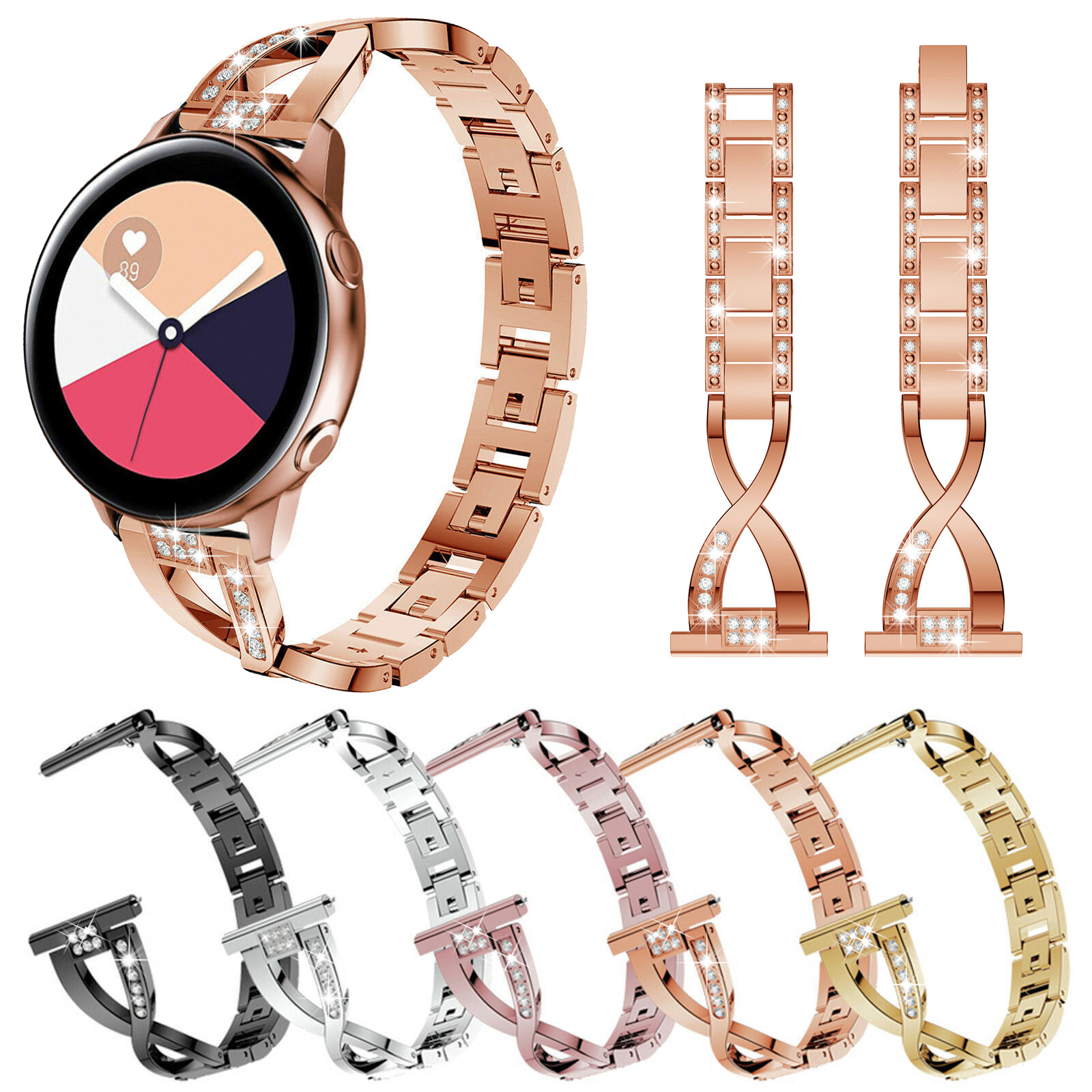 Xiaomi Smartwatch S3 Accessories - 20 22mm luxury Band for Samsung