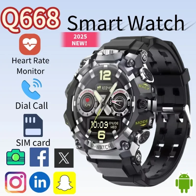 Smartwatch Id - Q668 5G Full Netcom Smartwatch 1.5