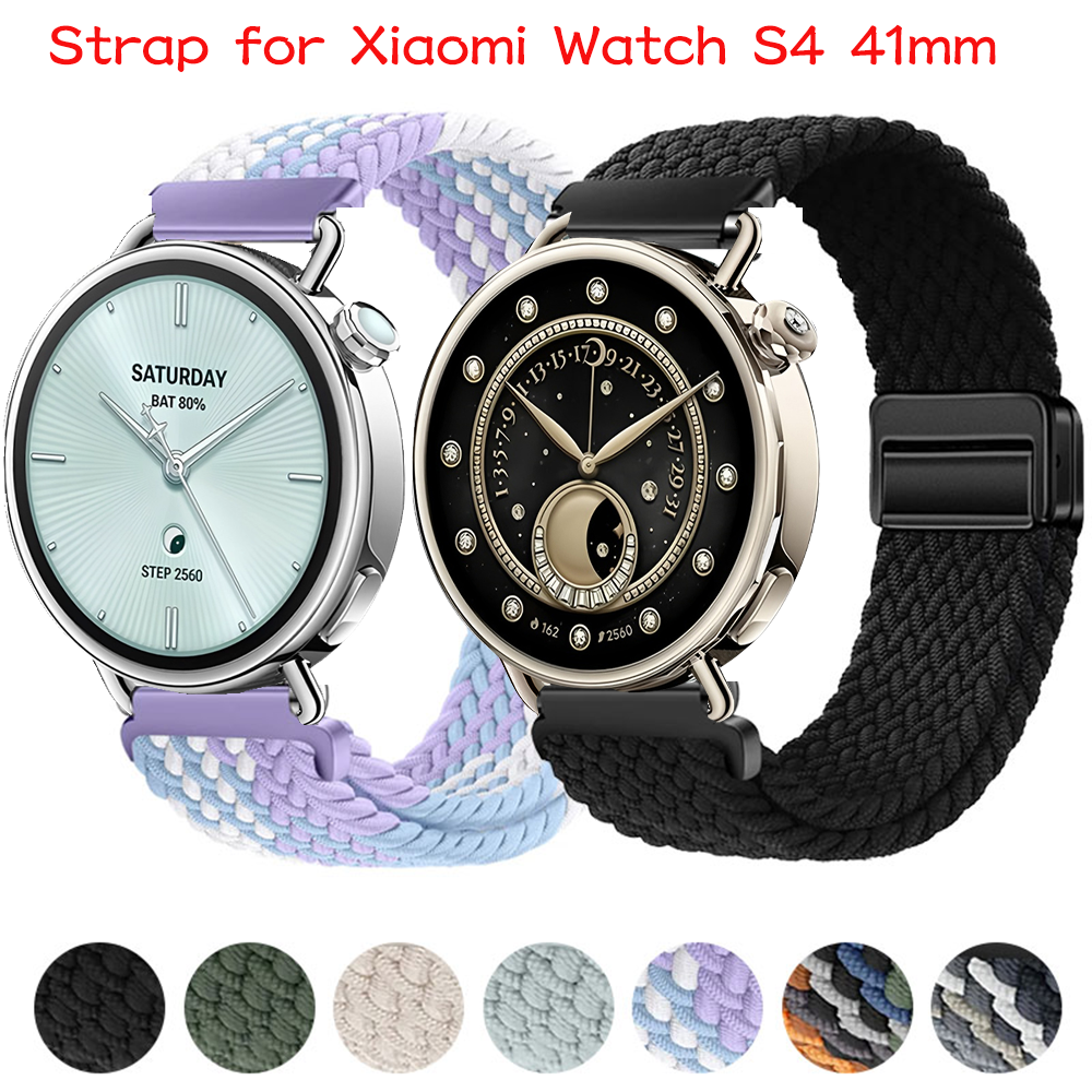 18mm Braided Magnetic Buckle S - Xiaomi Smartwatch S4 Accessories review and price
