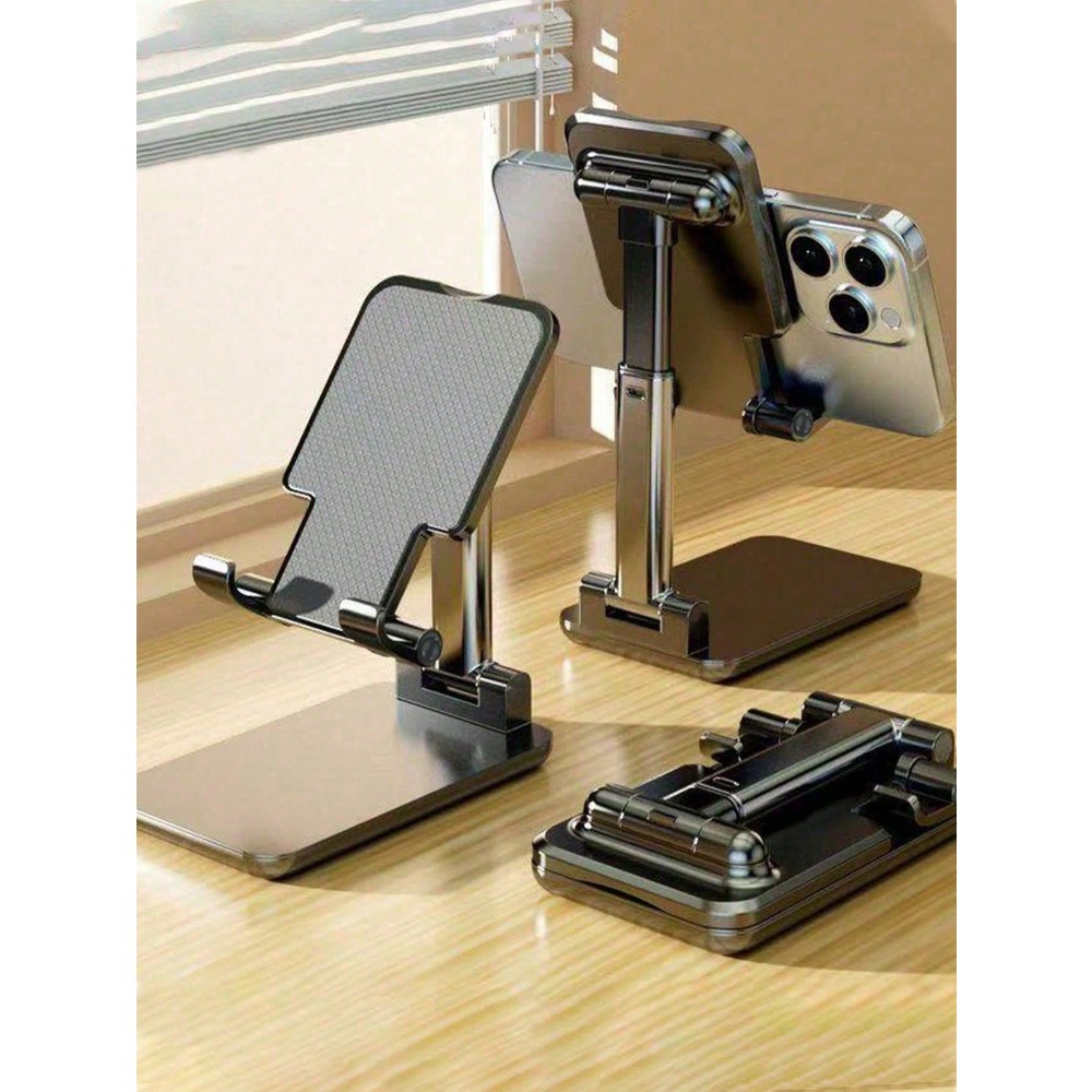 1pc Foldable Phone Stand, Adju - Accessories With Watch review and price