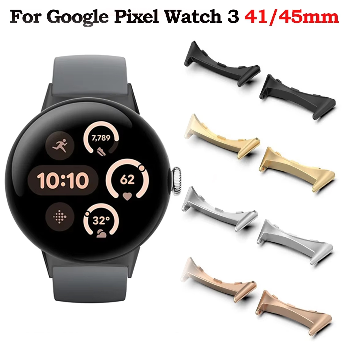 2pcs Watch Strap Connector Ada - Smartwatch Straps & Accessories review and price