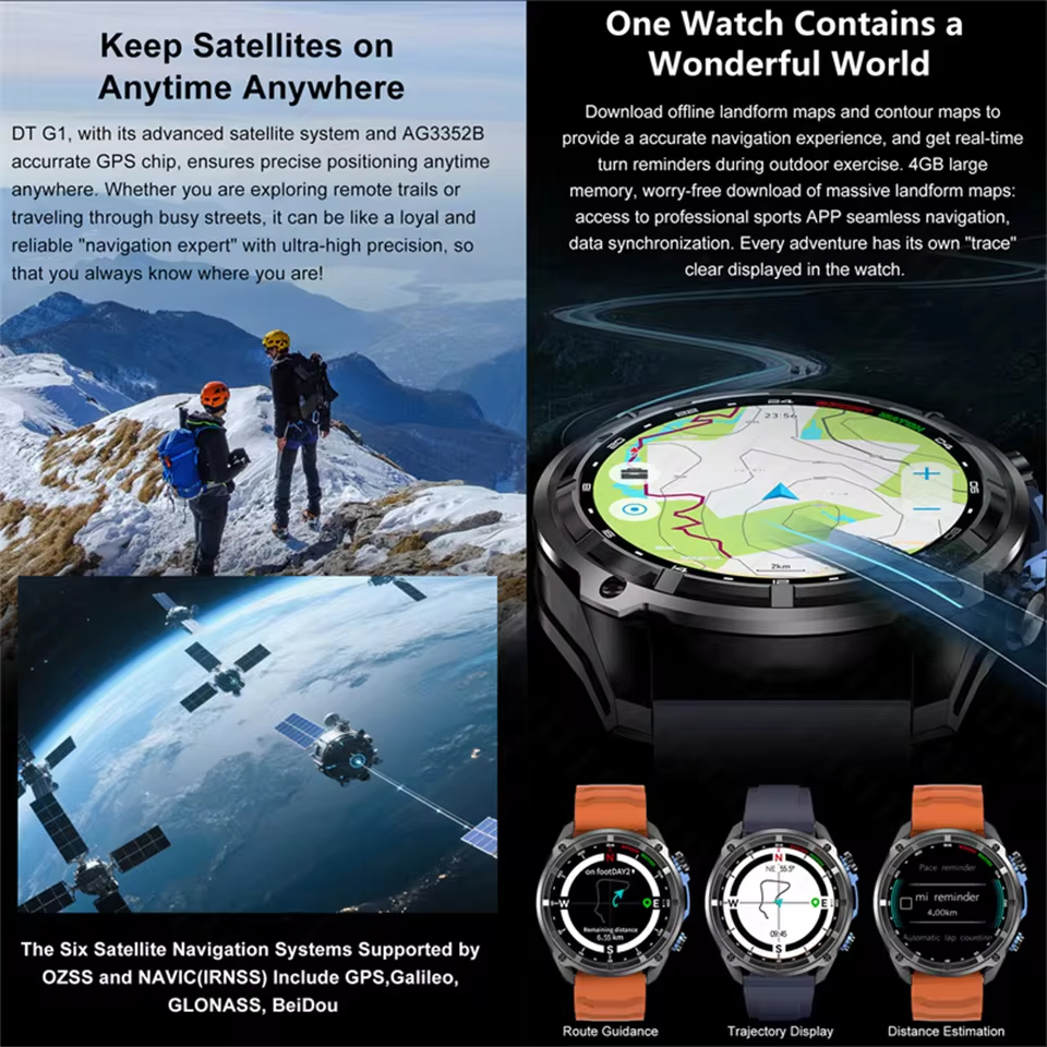 T-Rex3 Pro GPS Offline Map 100 - Smartwatch Nexus review and price