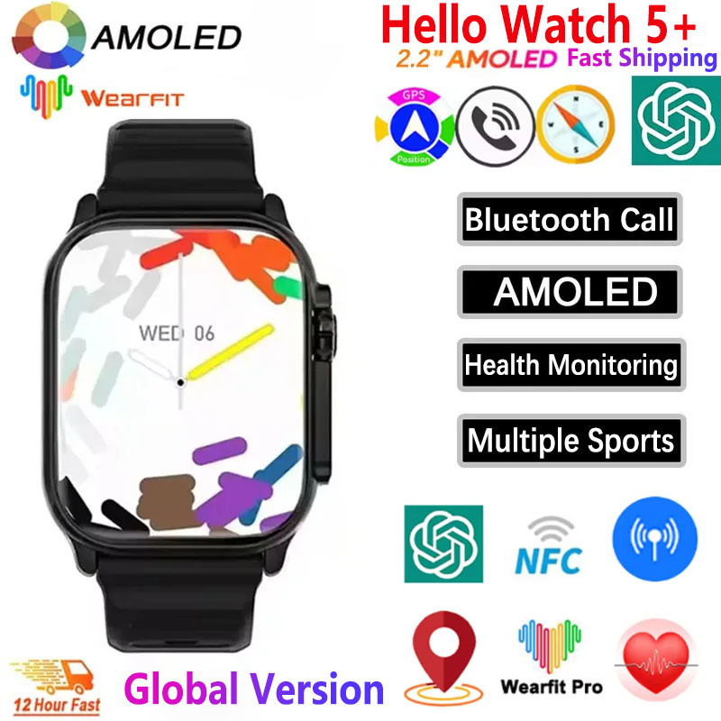 Hello Watch 5+ Smart Watch Wat - Smartwatch Nexus review and price