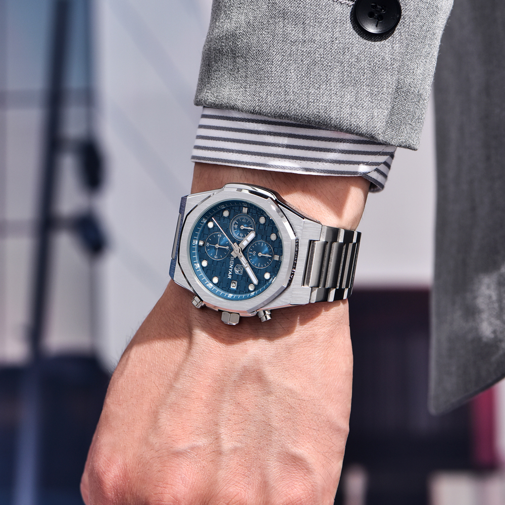 2025 New BENYAR Men's Watches  - Accessories With Watch review and price