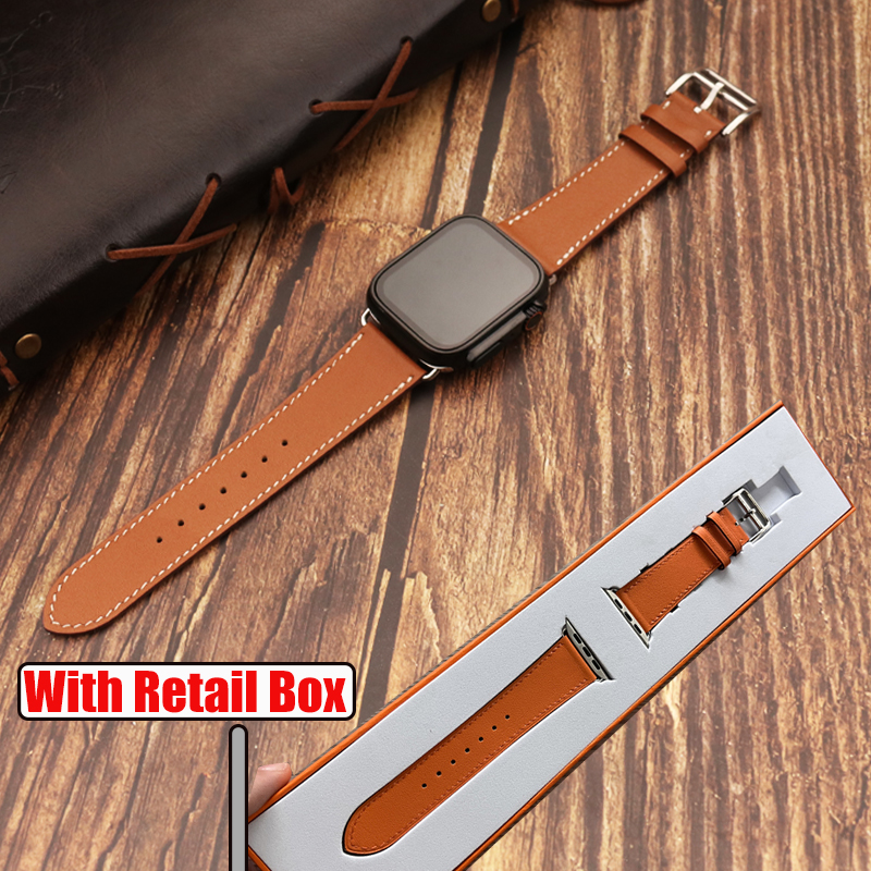 With Gift Box Genuine Leather  - Smartwatch Accessories Shop review and price