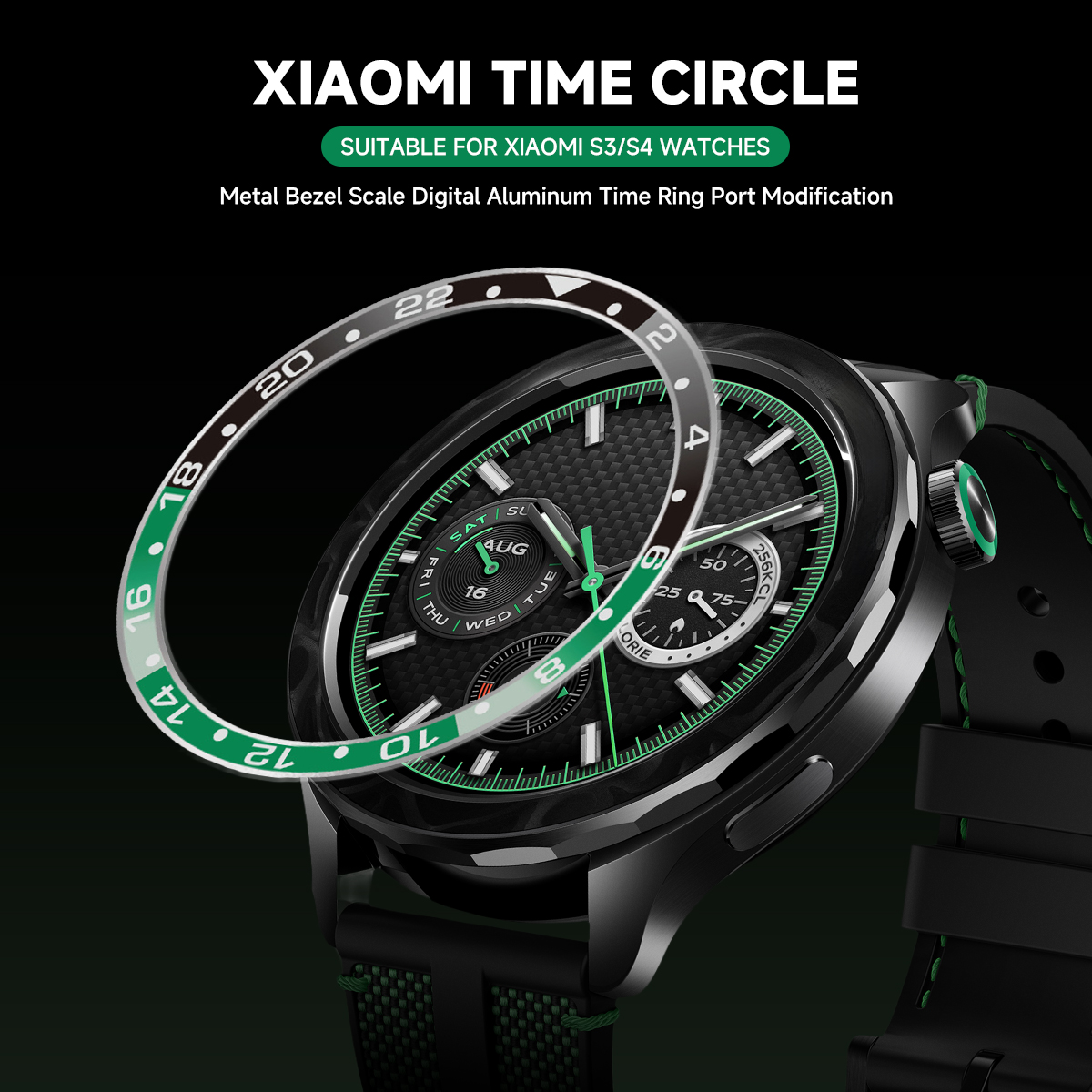 Steel Bezel Rings For Xiaomi W - Xiaomi Smartwatch S3 Accessories review and price