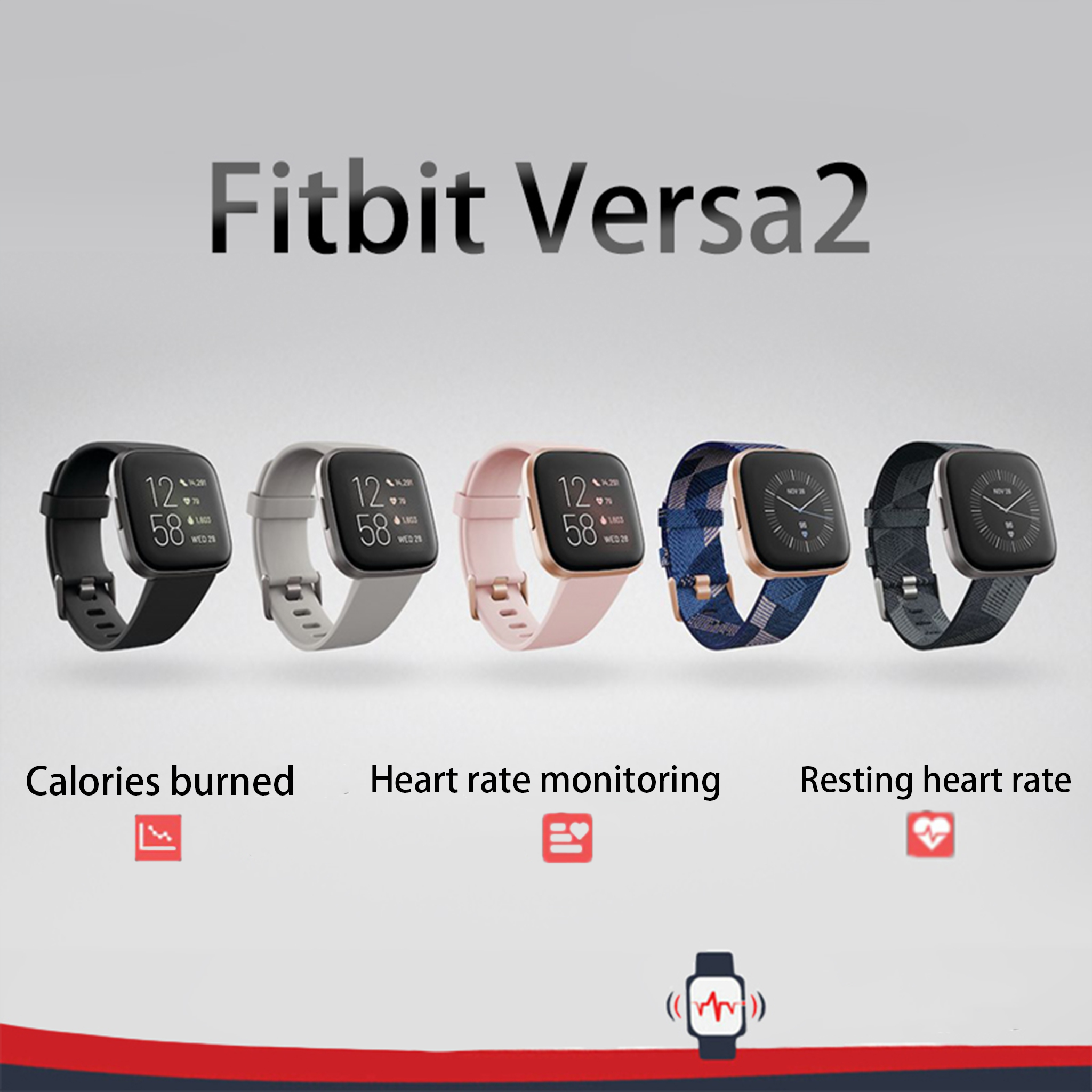 Fitbit Versa 2 Health and Fitn - Smartwatch Faces review and price