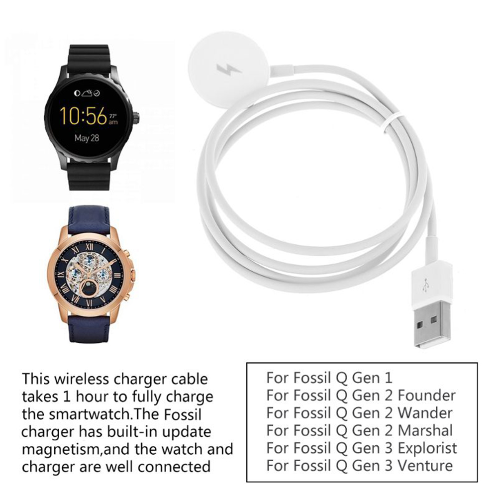 USB Watch Charger Adapter Shor - Fossil Smartwatch Accessories review and price
