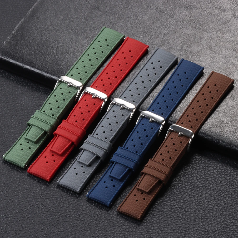 18mm 20mm 22mm Tropic Silicone - Fossil Smartwatch Accessories review and price