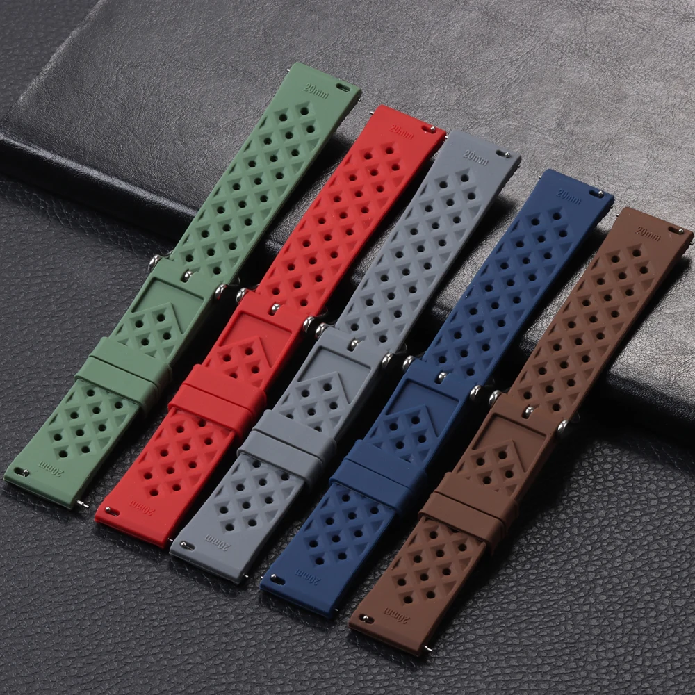 18mm 20mm 22mm Tropic Silicone - Fossil Smartwatch Accessories review and price