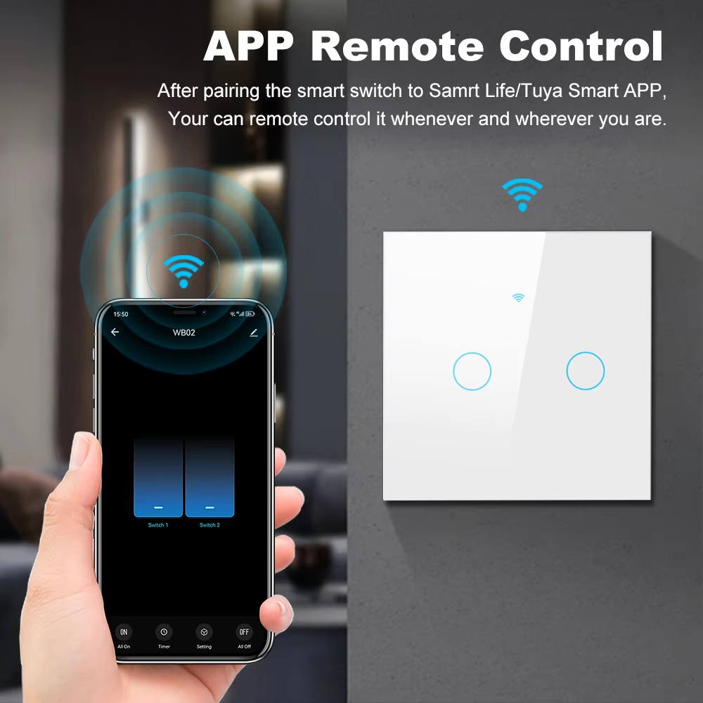 WiFi RF 433mhz Touch Wall Ligh - Smart Accessories review and price
