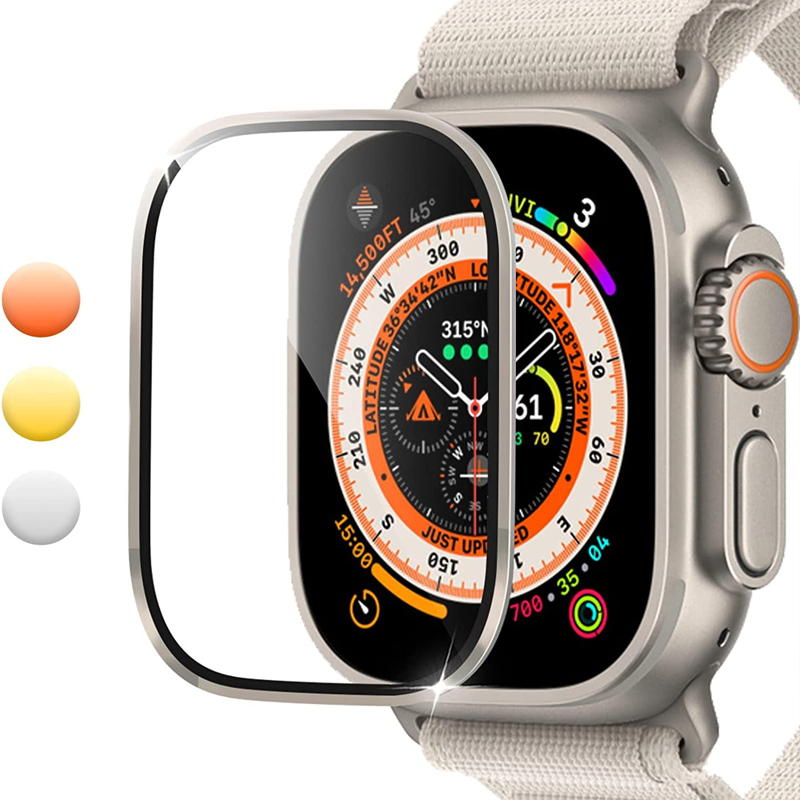 Tempered Glass for Apple Watch - Watch Case Bumper review and price