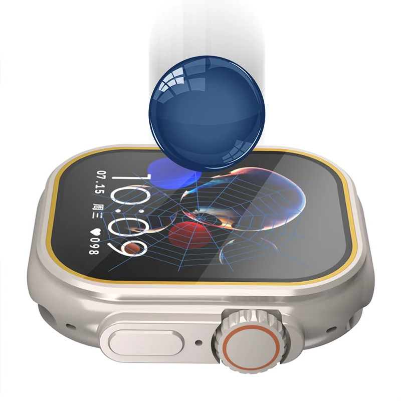 Tempered Glass for Apple Watch - Watch Case Bumper review and price