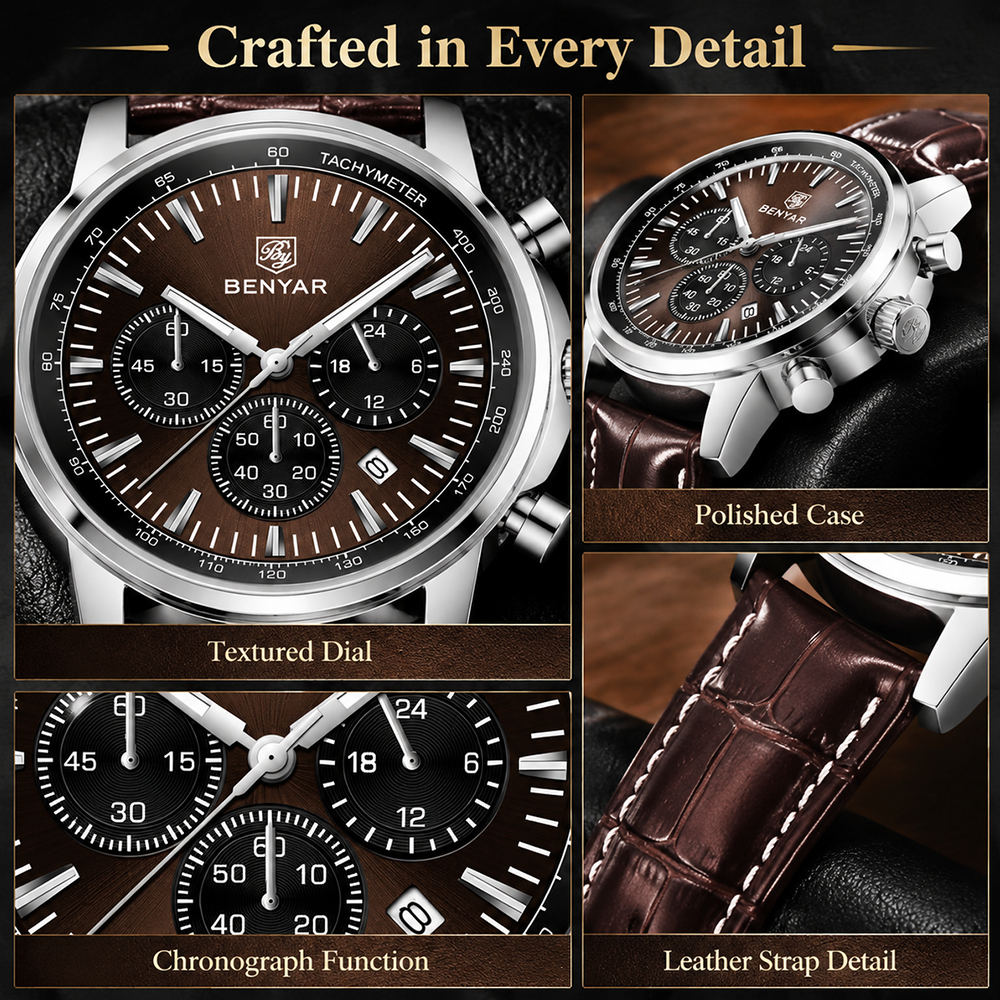 BENYAR Top brand multifunction - Accessories With Watch review and price