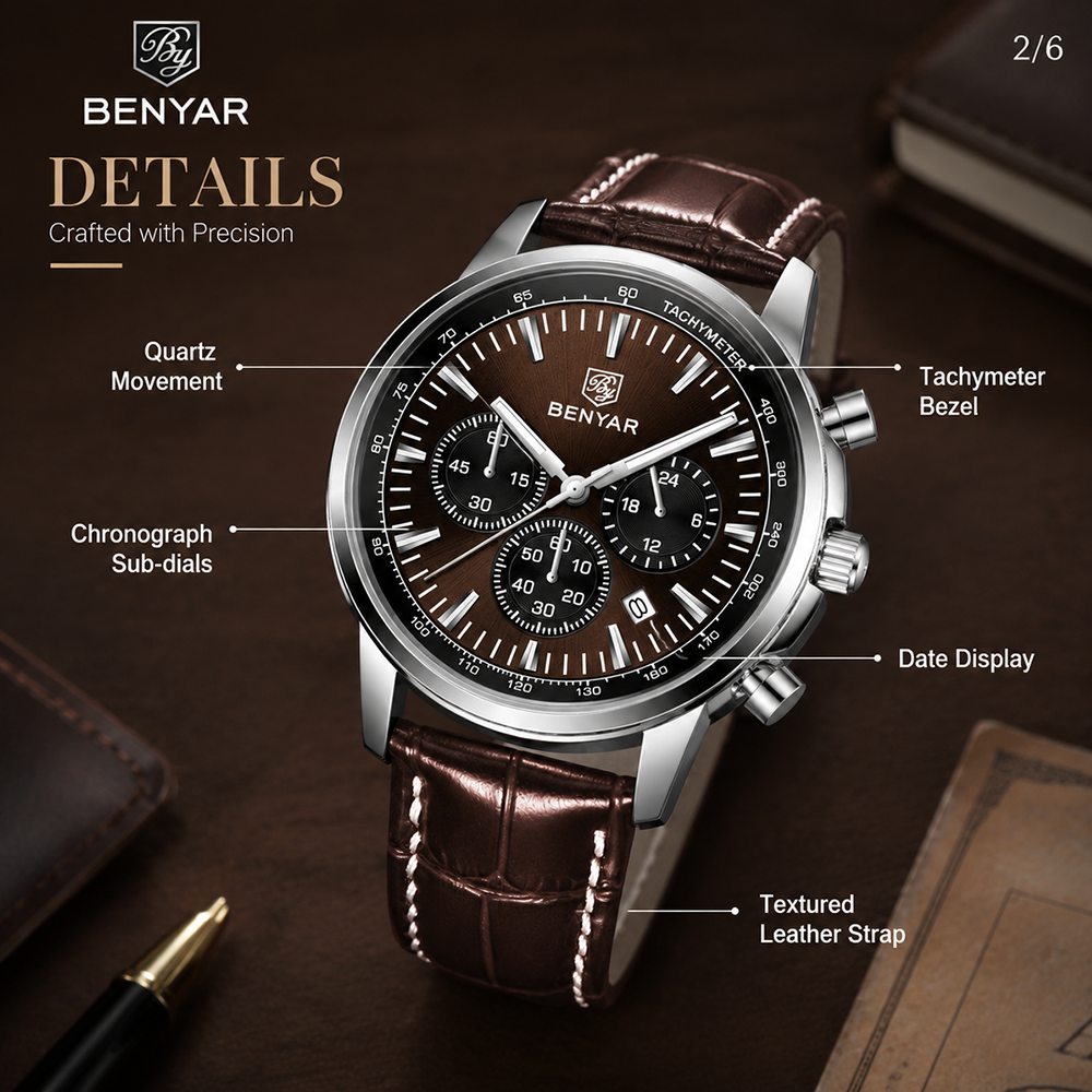 BENYAR Top brand multifunction - Accessories With Watch review and price