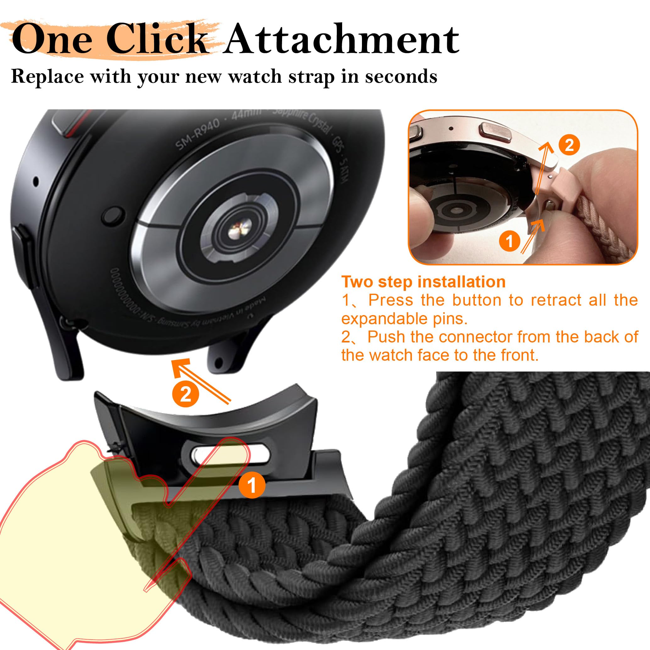 No Gaps Braided Band For Samsu - Solo Loop Strap review and price