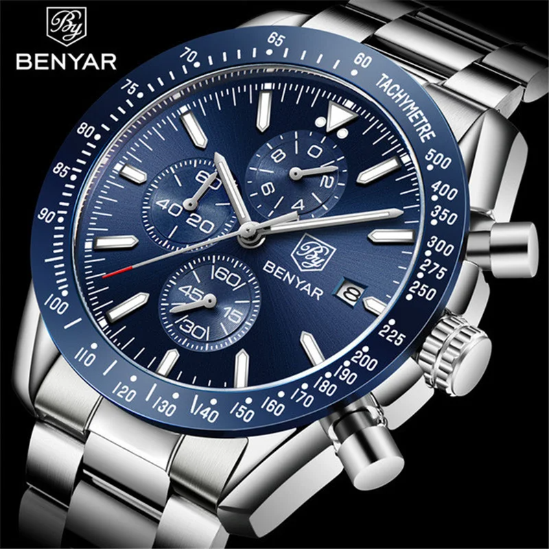 Men Watch BENYAR Top Brand Lux - Smartwatch Nexus review and price