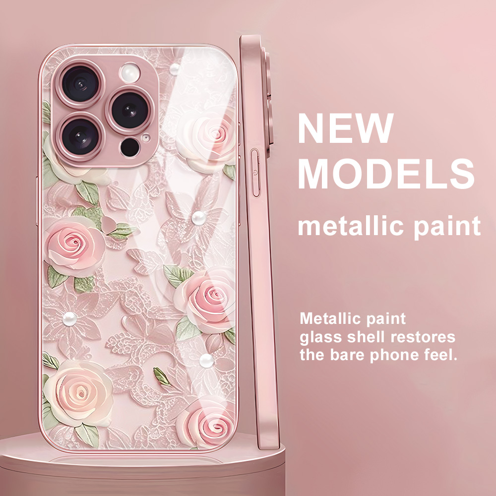 Flower Tempered Glass Case For - Screen Protector Film review and price