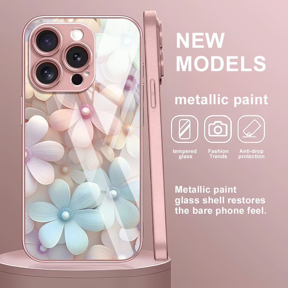 Flower Tempered Glass Case For - Screen Protector Film review and price