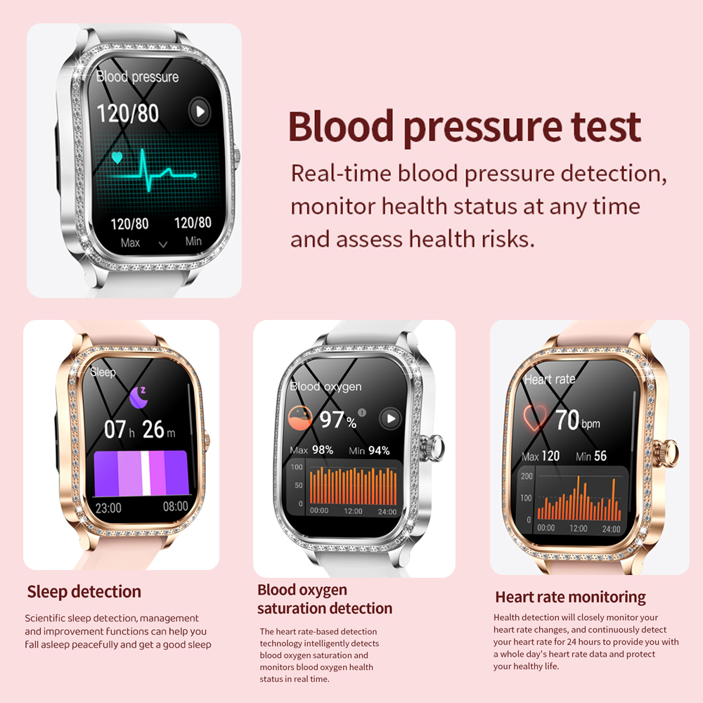 2026 New Fashion Women Diamond - Smartwatch Faces review and price