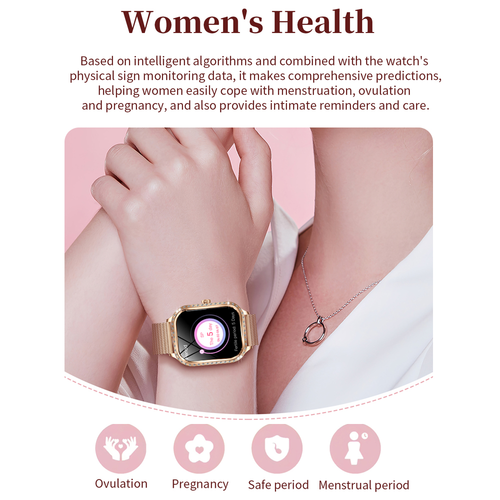 2026 New Fashion Women Diamond - Smartwatch Faces review and price