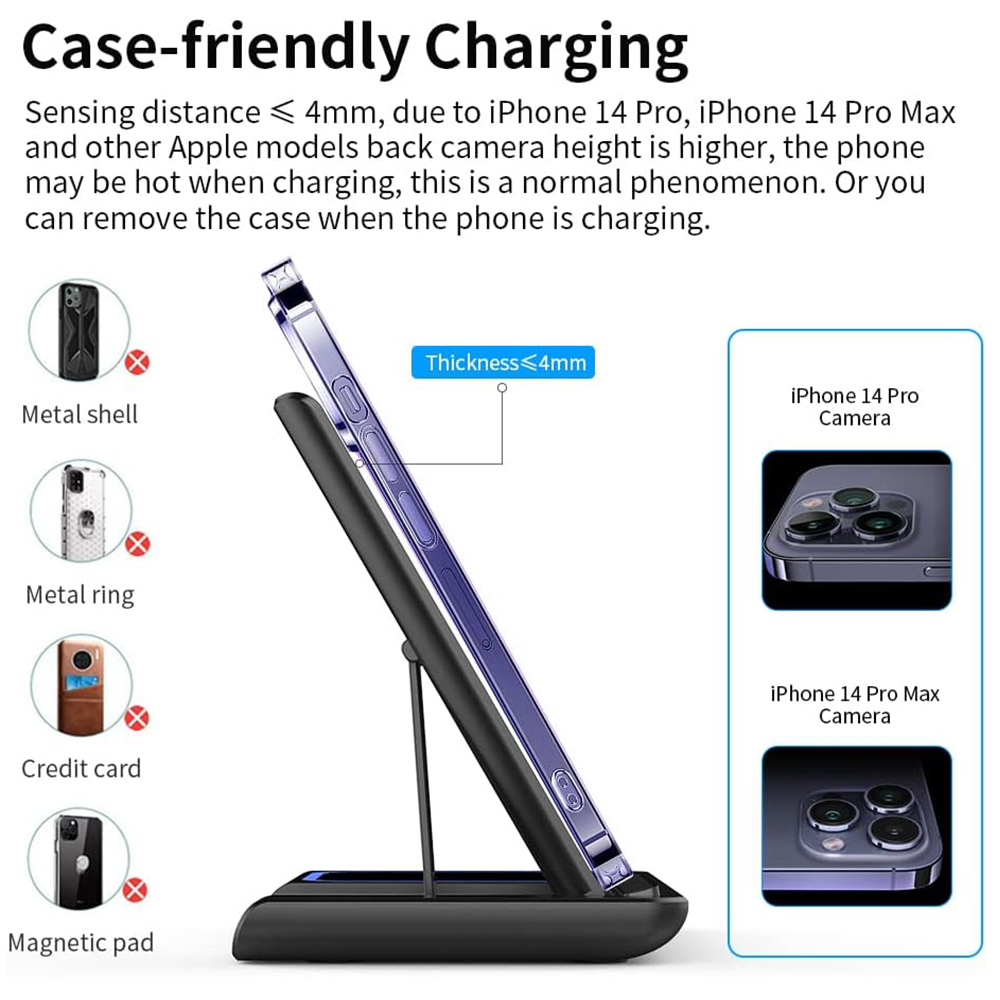 15W 3 in 1 Wireless Charger St - Watch Charging Dock review and price