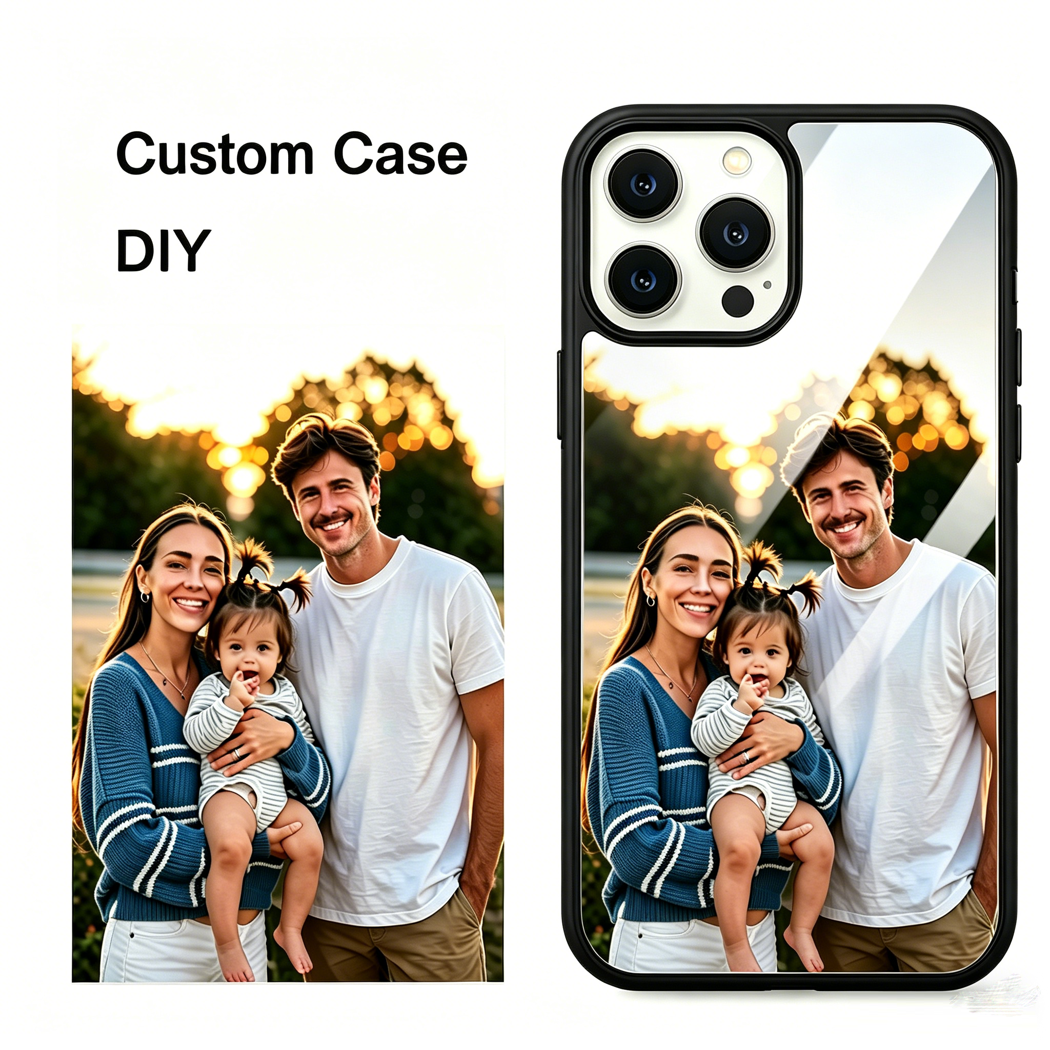 Custom Photo Mirror Glass Case - Screen Protector Film review and price