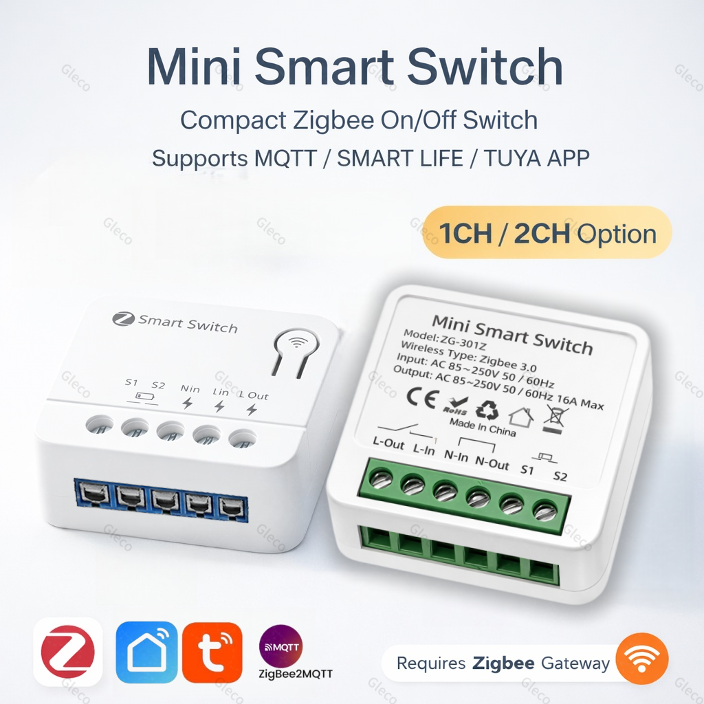 Zigbee TUYA 1/2Gang Mini Smart - Smart Accessories review and price