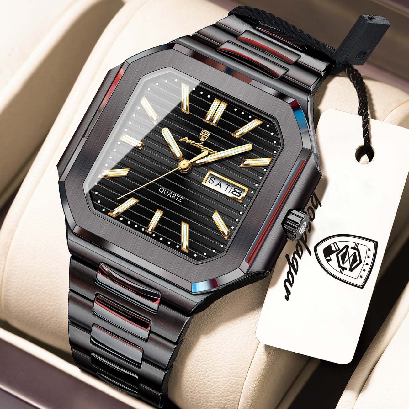 POEDAGAR Casual Square Man Wri - Smartwatch Nexus review and price