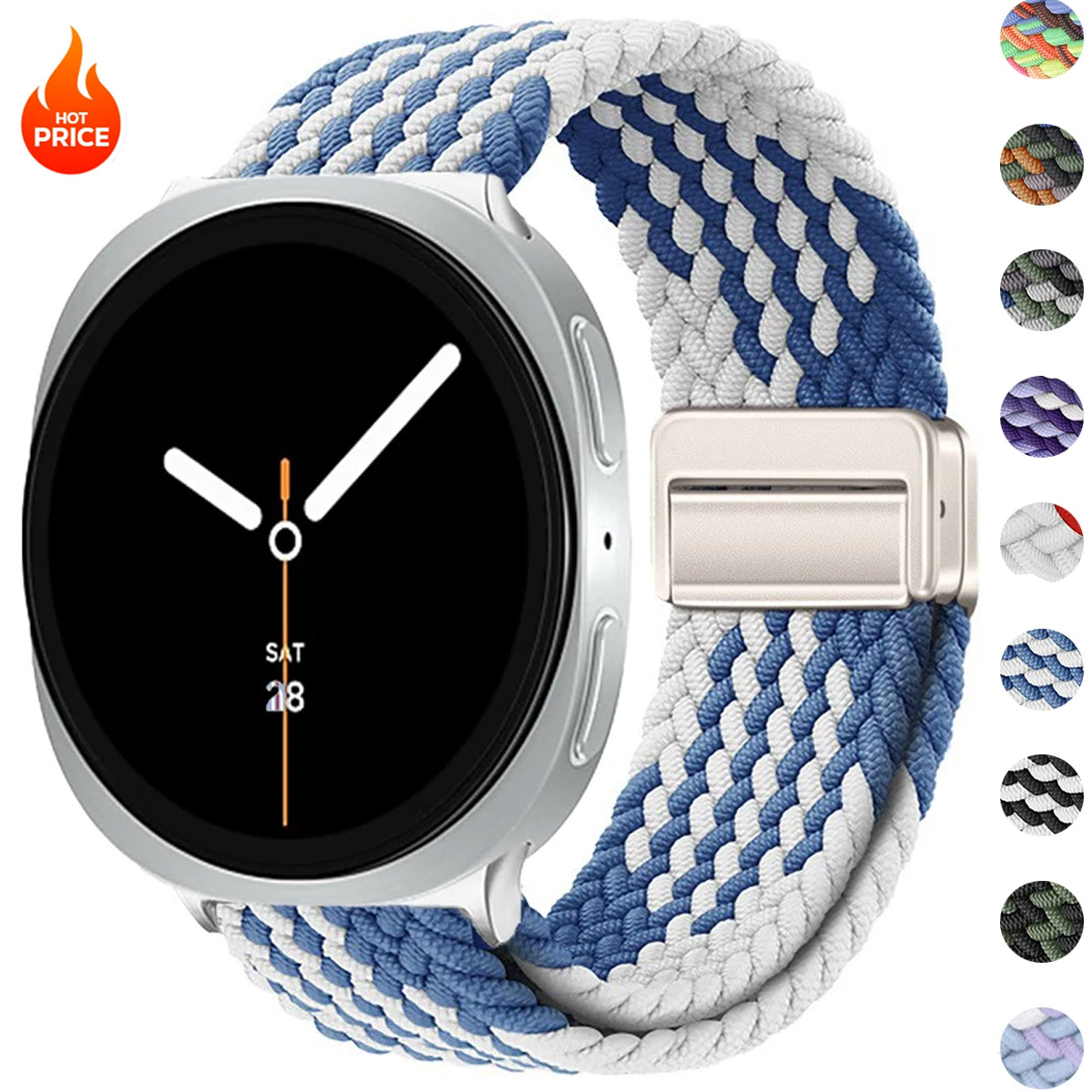 Magnetic Nylon Strap for Samsu - Solo Loop Strap review and price