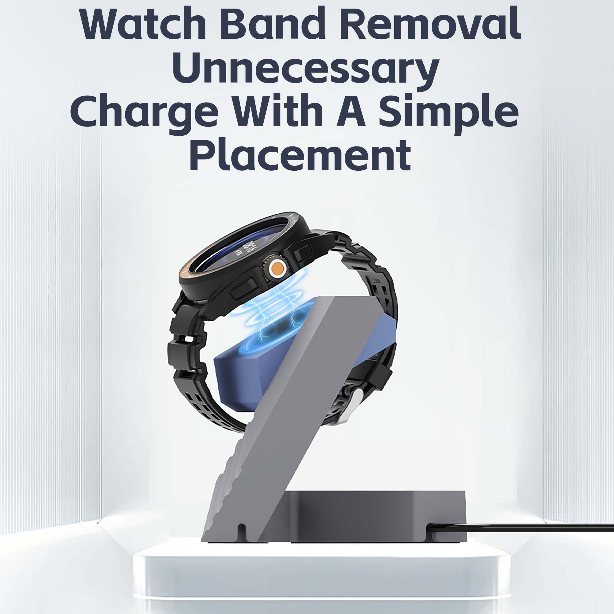 PC Geometric watch stand Dock  - Xiaomi Smartwatch S4 Accessories review and price