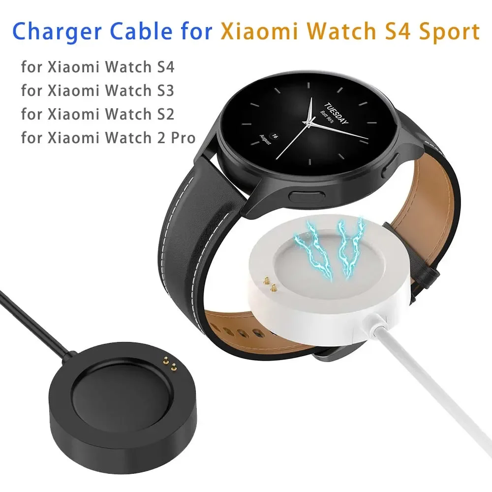 White Smartwatch Charging Cabl - Xiaomi Smartwatch S4 Accessories review and price