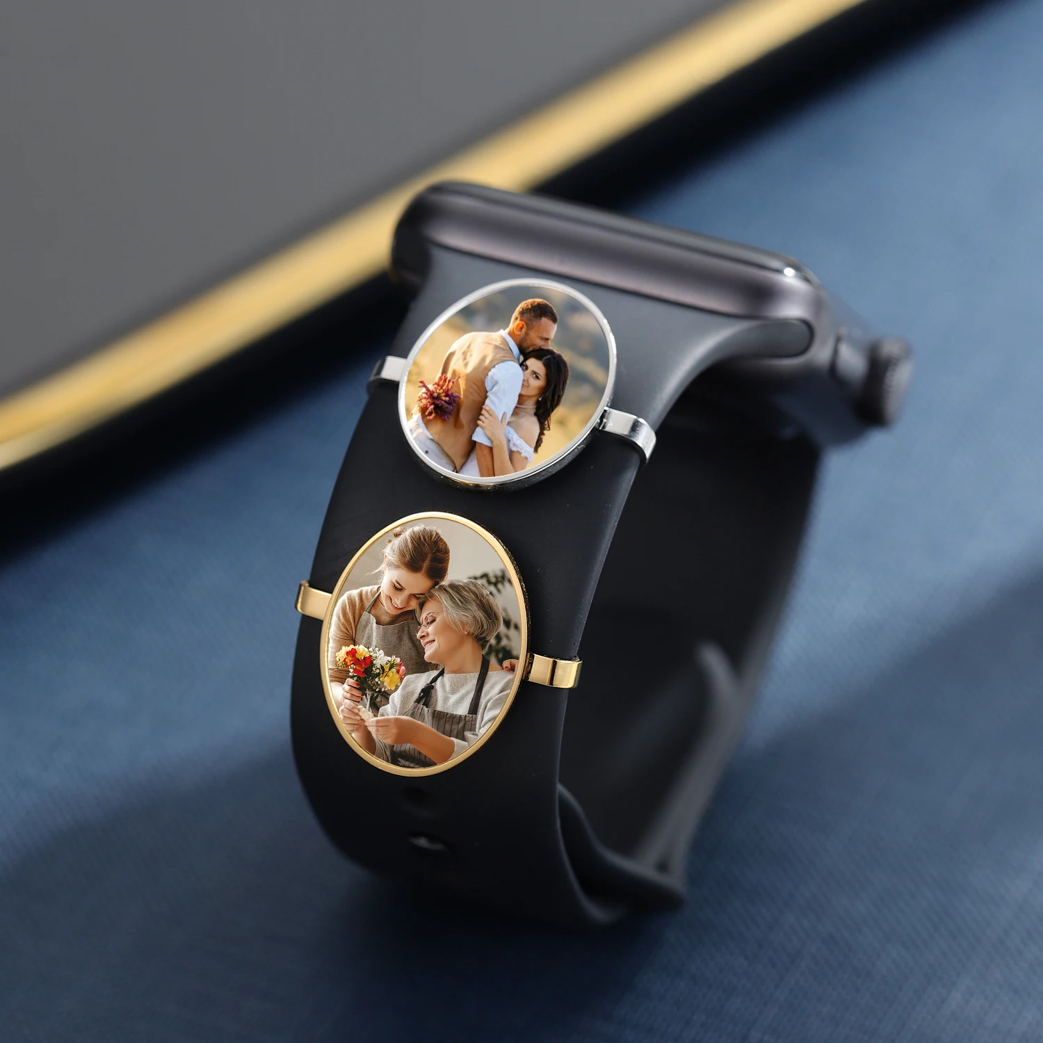 Custom Photo Smart Watch Charm - Smartwatch Straps & Accessories review and price