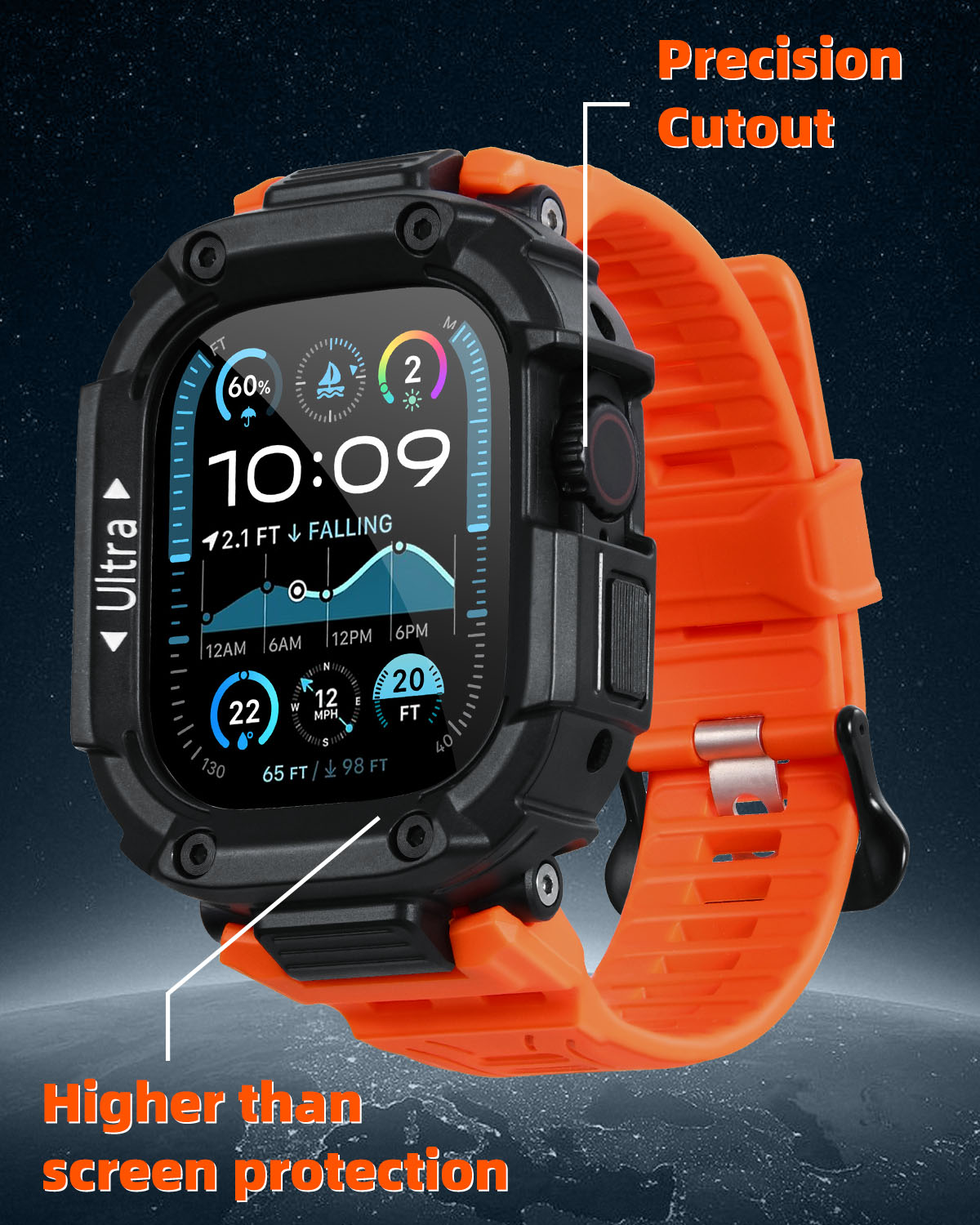 Oatsbasf for Apple Watch Ultra - Watch Case Bumper review and price