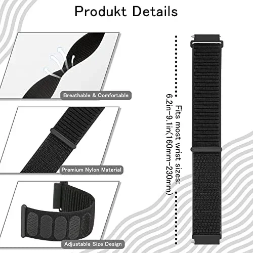 18mm Nylon Loop For Zeblaze Li - Xiaomi Smartwatch S4 Accessories review and price