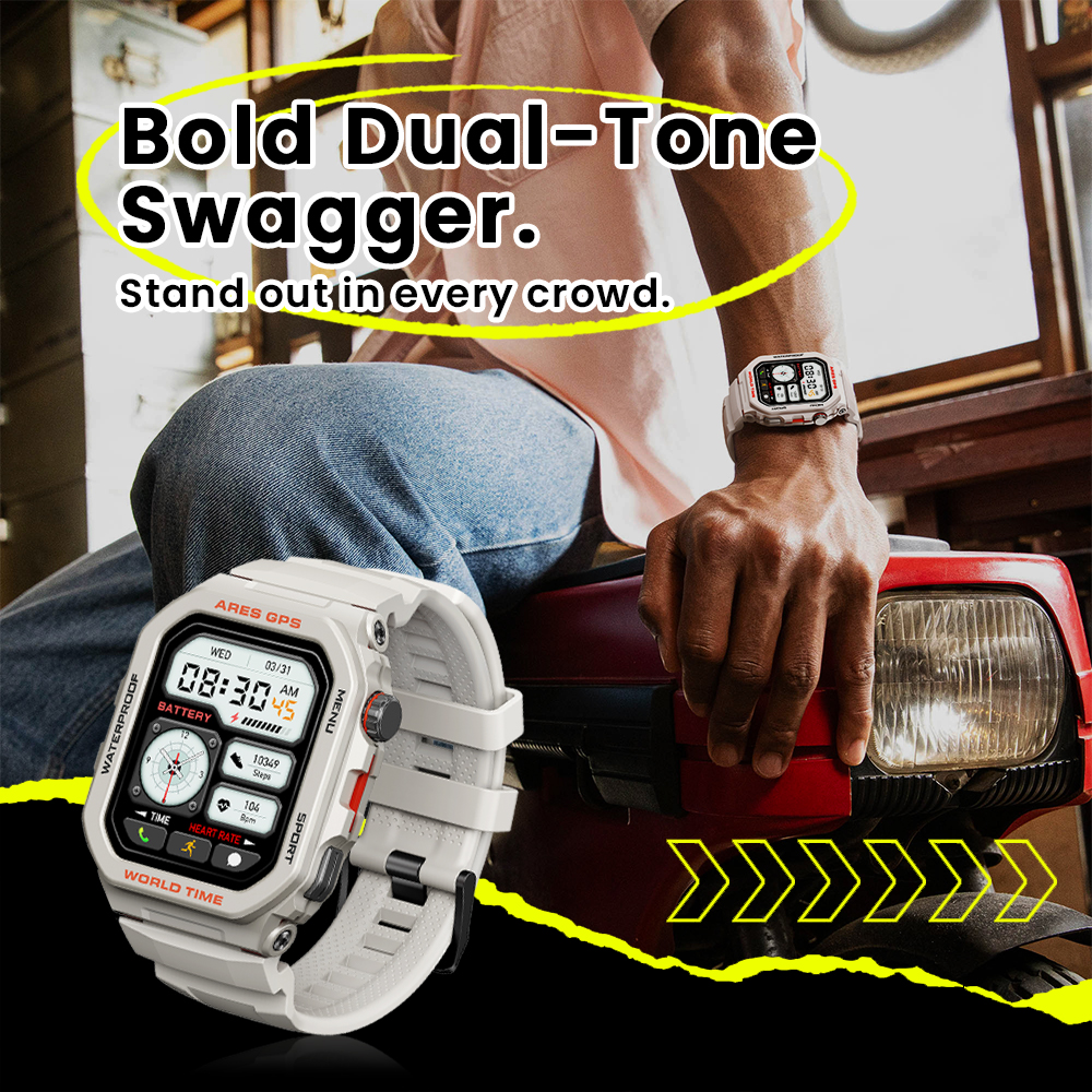 New Zeblaze Ares GPS Smart Wat - Smartwatch Faces review and price