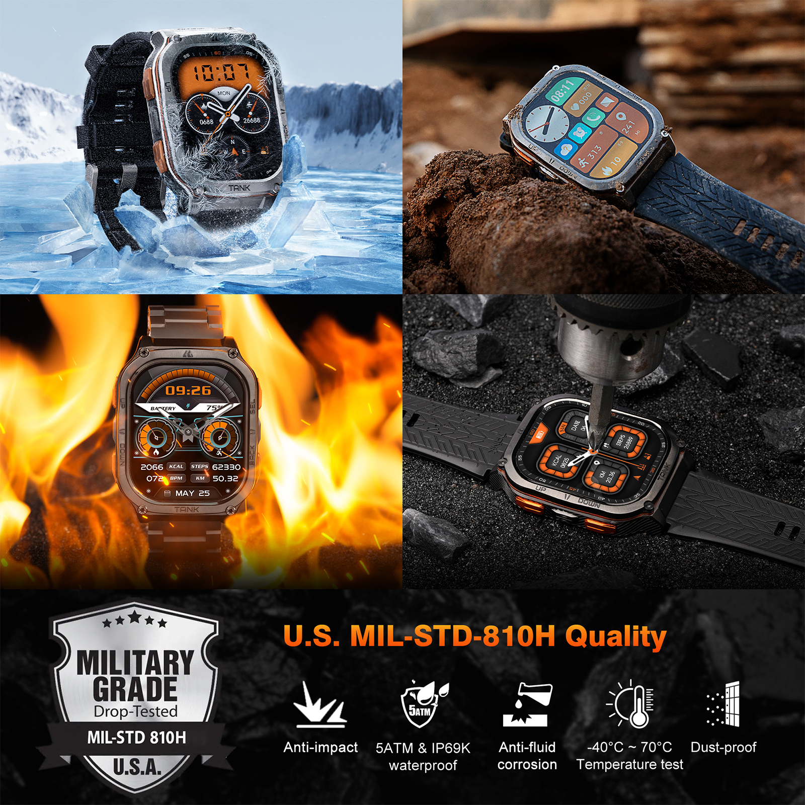 KOSPET TANK M3 Ultra GPS Smart - Smartwatch X2 review and price