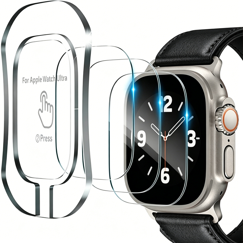 Tempered Glass for Apple Watch - Watch Case Bumper review and price