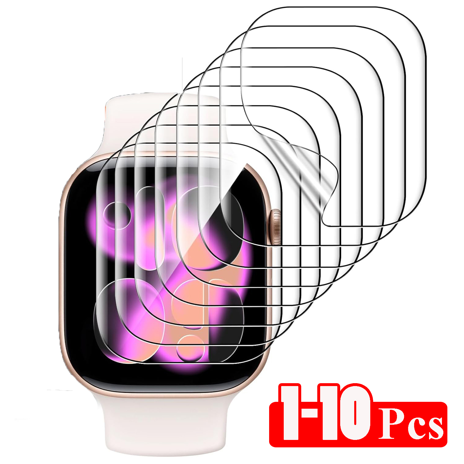 1-10PCS Hydrogel Film for Appl - Watch Case Bumper review and price